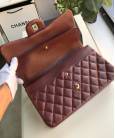 Сумка Jumbo Classic Lambskin Bag Maroon
